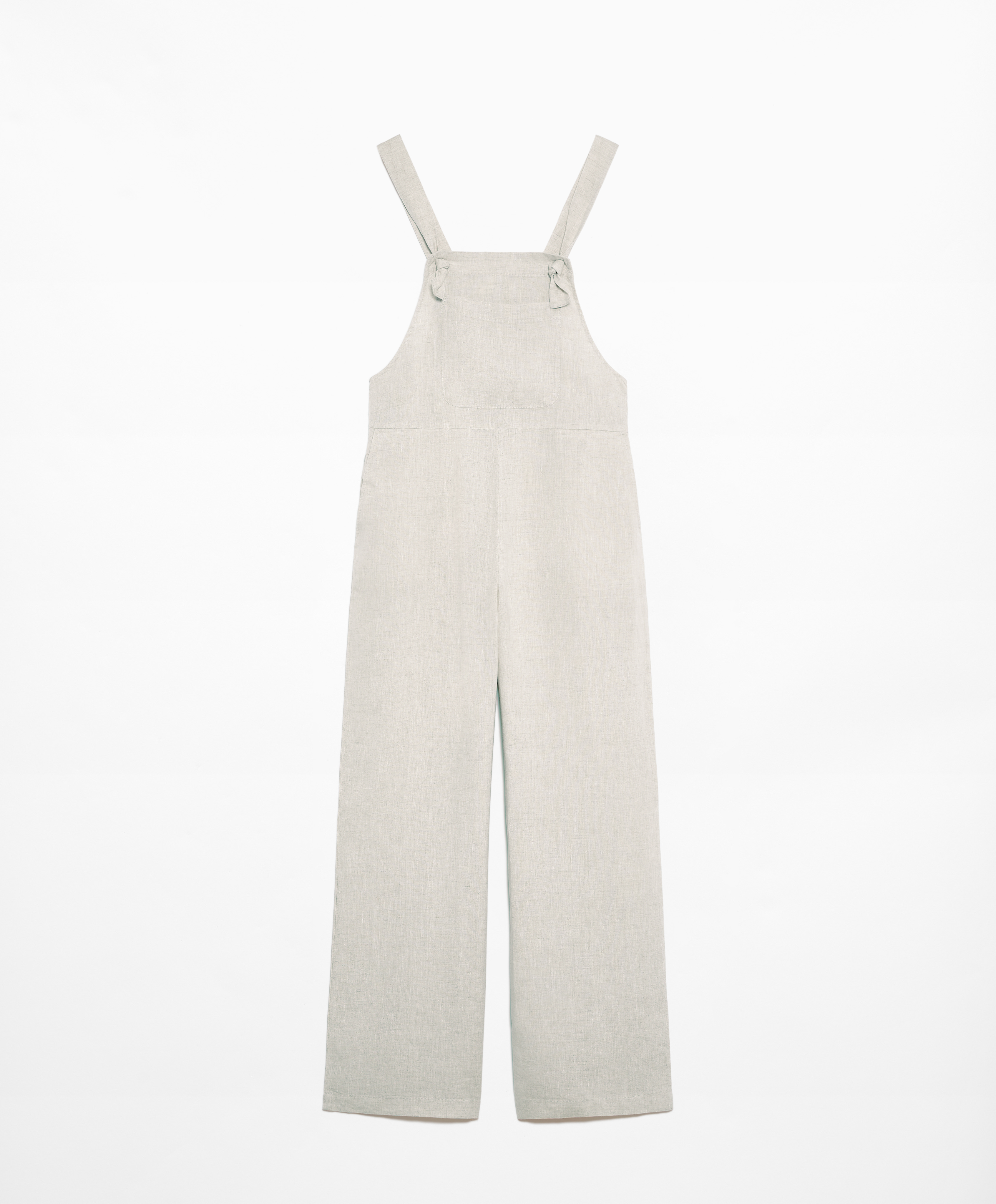 OYSHO 100% linen strappy jumpsuit