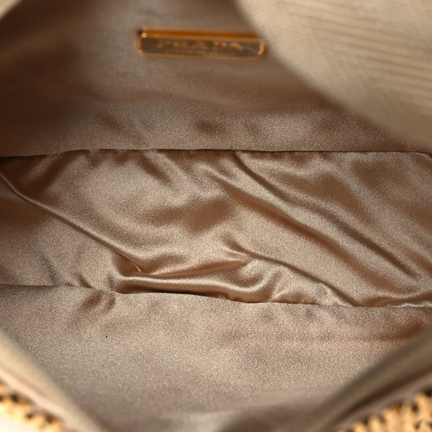 Satin Crystal Mini Re-Edition 2000 Bag Platino - Top Club