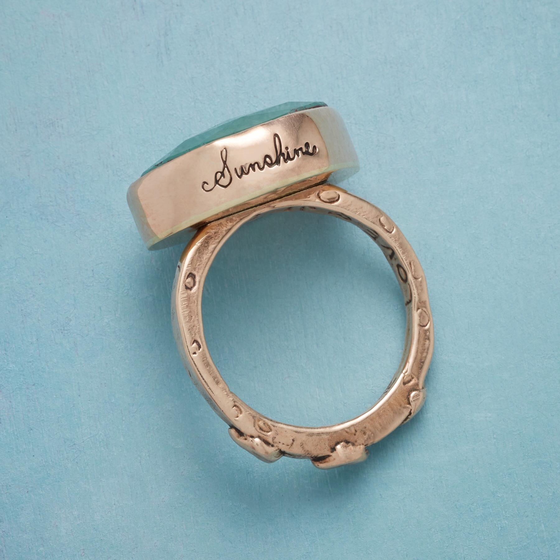 Ode To Joy Emerald Ring - Sundance Living