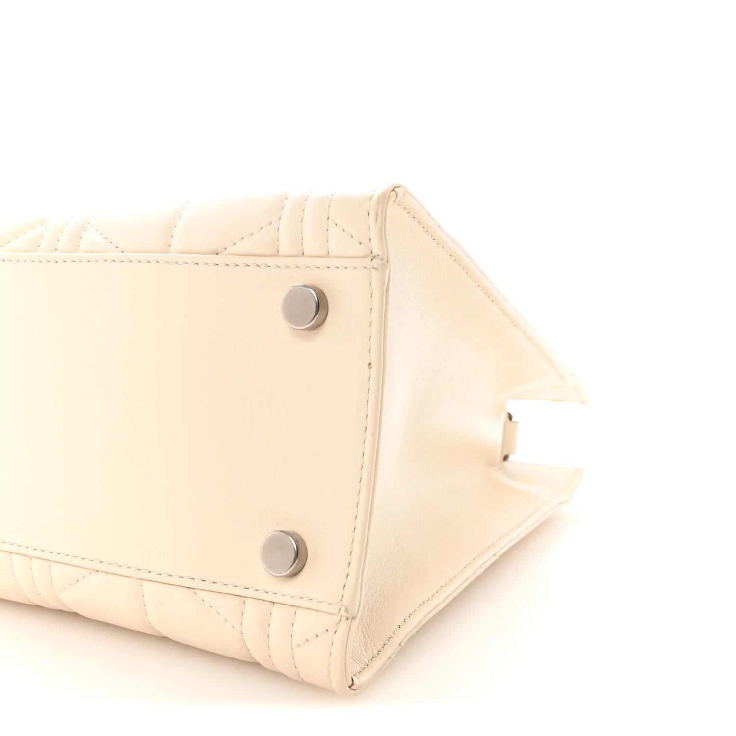 Cafskin Web Quilted Large Dionysus Tote Bag White - Top Club