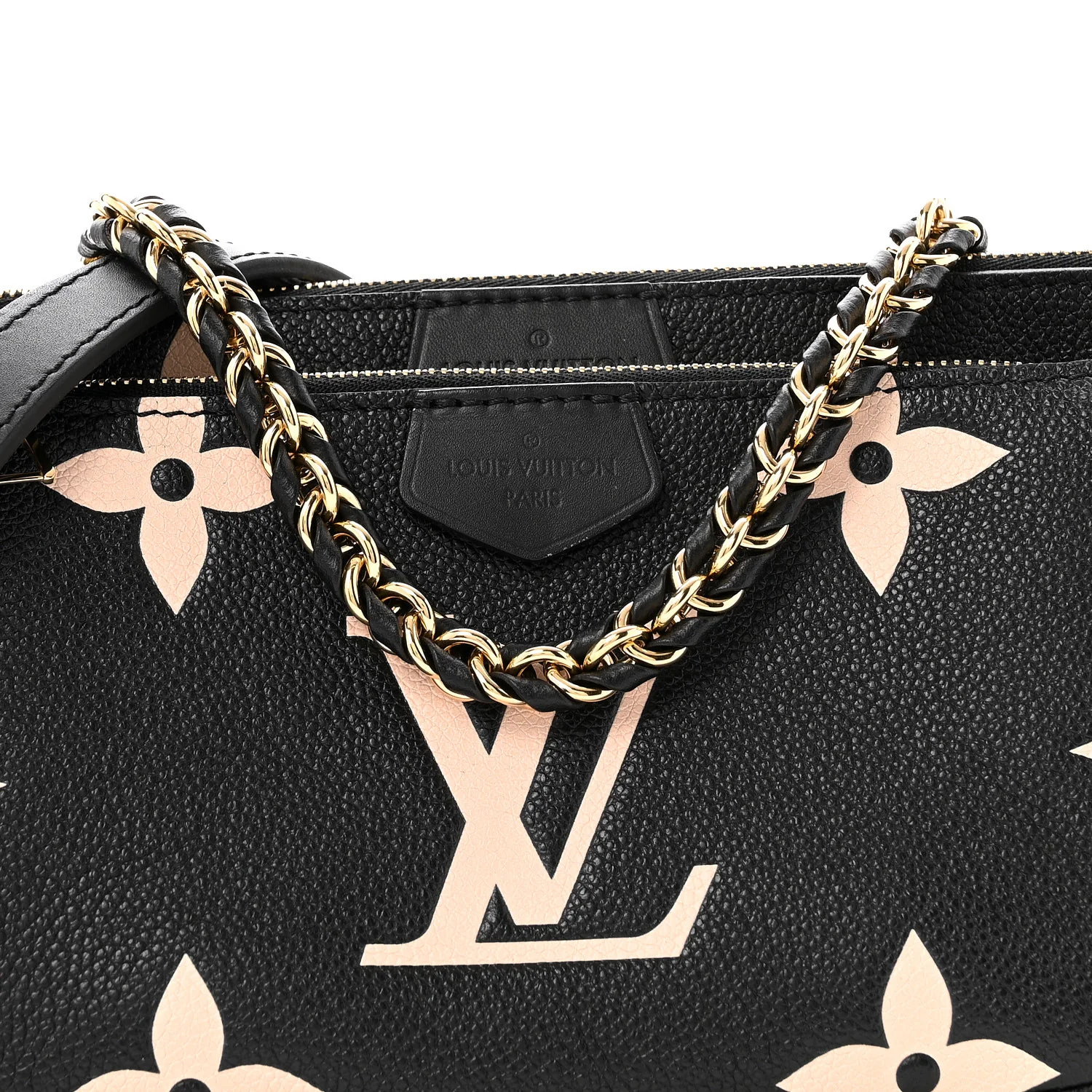 Empreinte Monogram Giant Multi Pochette Accessories Black Beige - Top Club