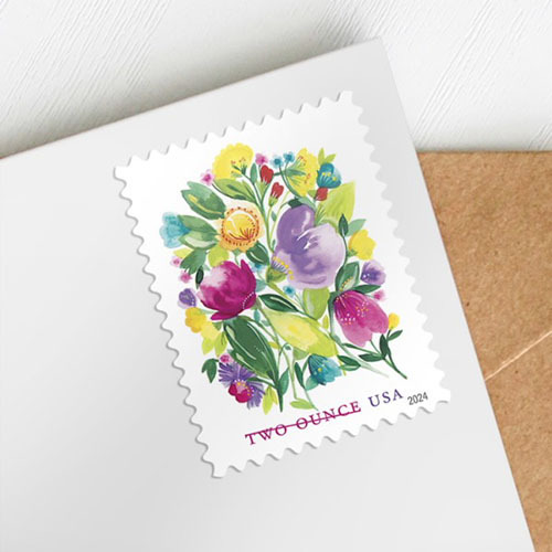 2024 USPS Wedding Blooms  Stamps