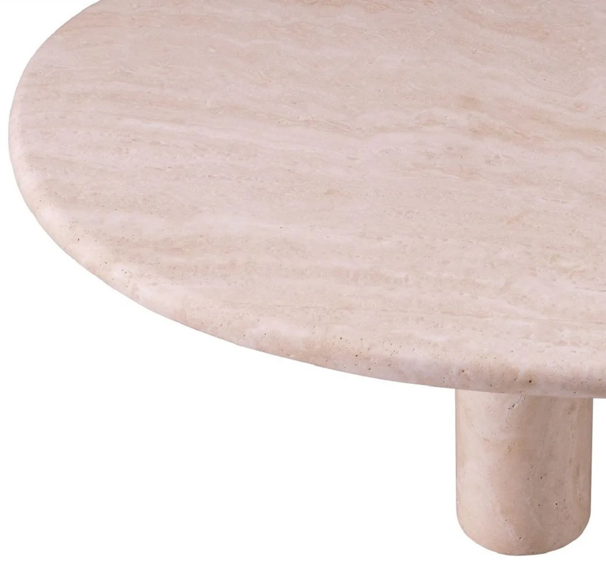 Luxury coffee table beige 148 x 77 x H. 35.5 cm - Travertine natural stone living room table - Living room furniture - Travertine furniture - Luxury furniture - Luxury furnishings