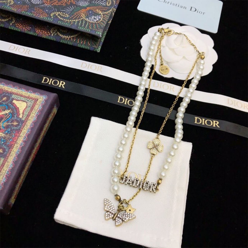 DIOR PEARL NECKLACE - Top Club