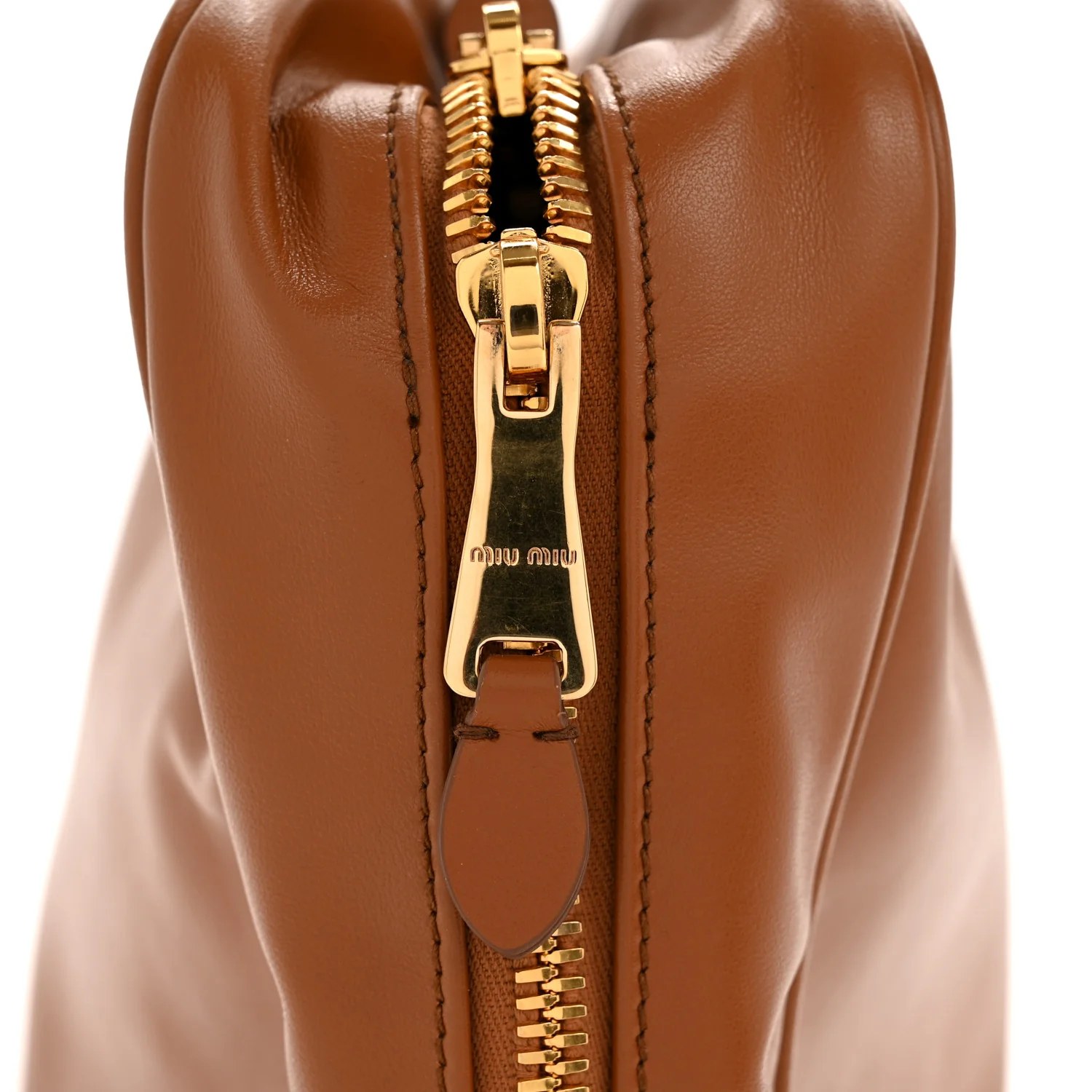 Soft Calf Softy Large Beau Top Handle Bag Cognac - Top Club