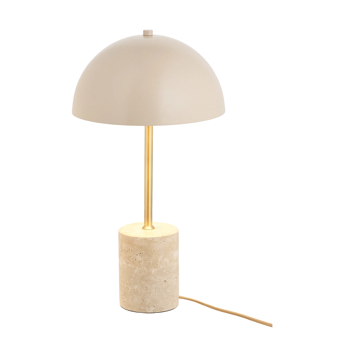Tafellamp Lily zand Ø25 cm