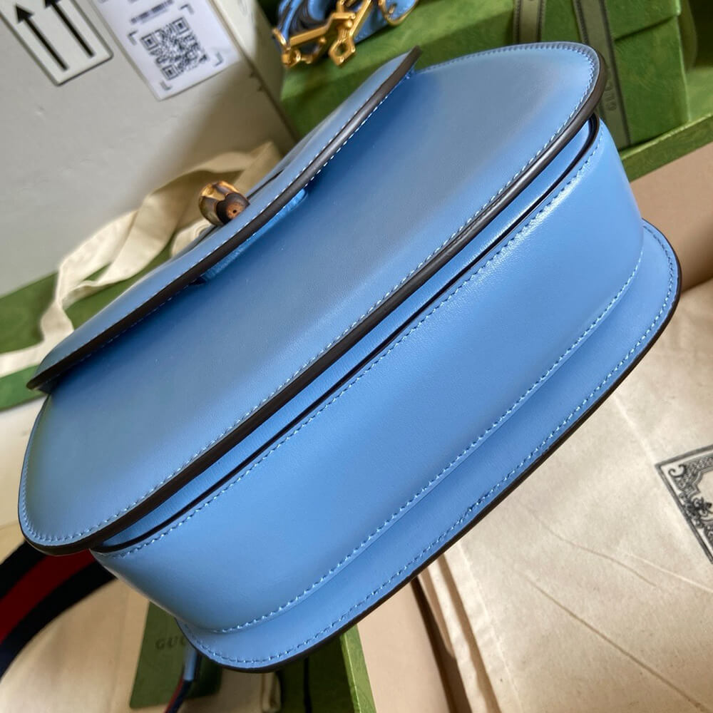 GUCCI BAMBOO 1947 JUMBO GG SMALL TOP HANDLE BAG - Top Club
