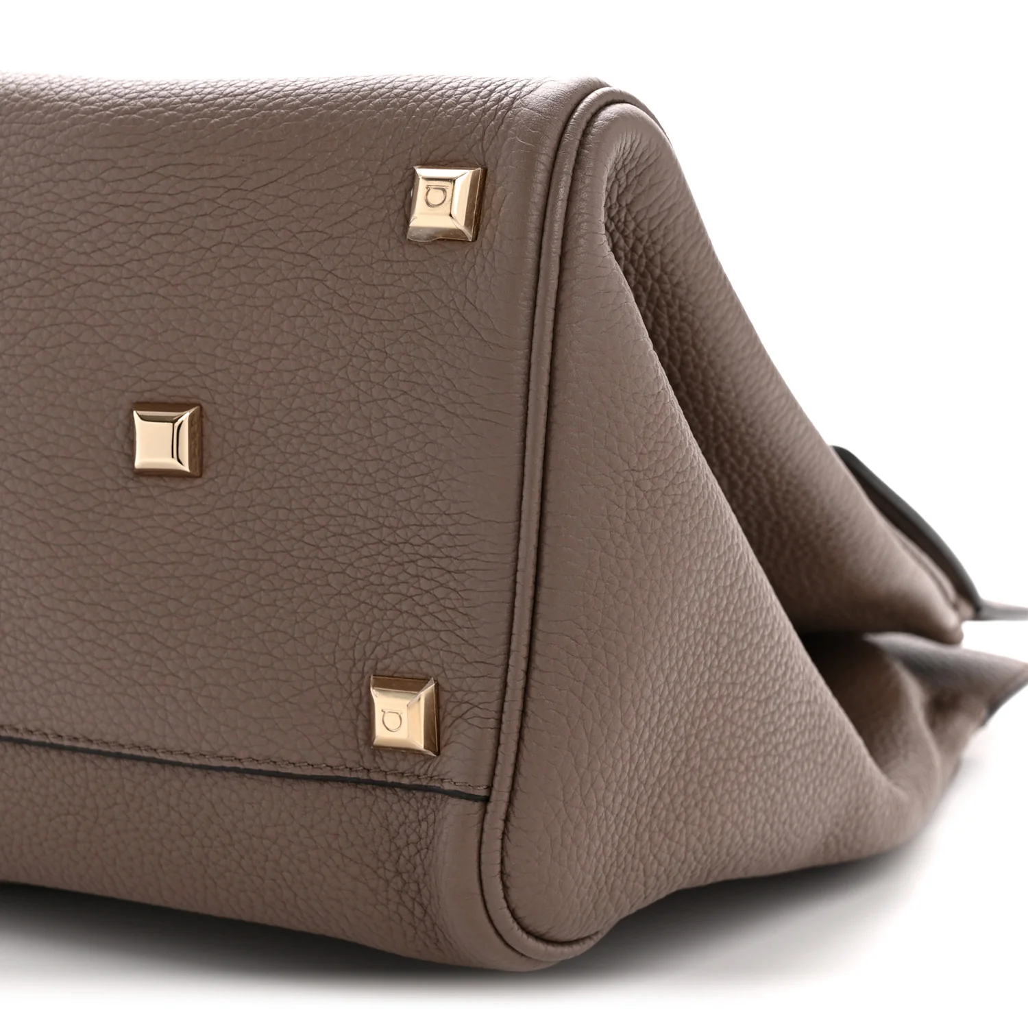 Calfskin Large Studio Bag Caraway Seed - Top Club