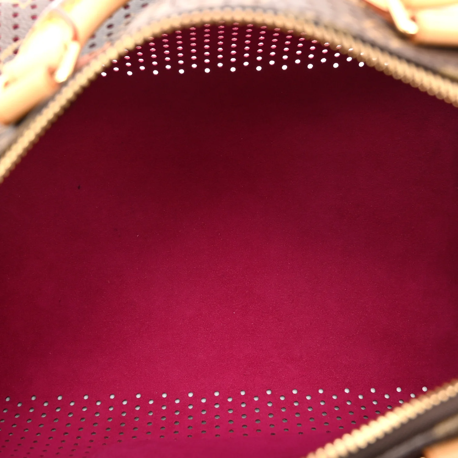 Monogram Perforated Speedy 30 Fuchsia - Top Club