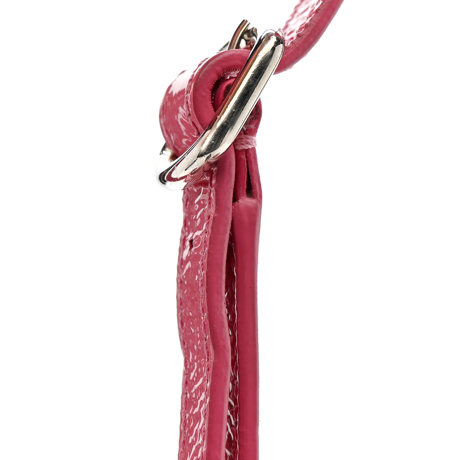 Patent Round As Earth Evening Bag Pink - Top Club