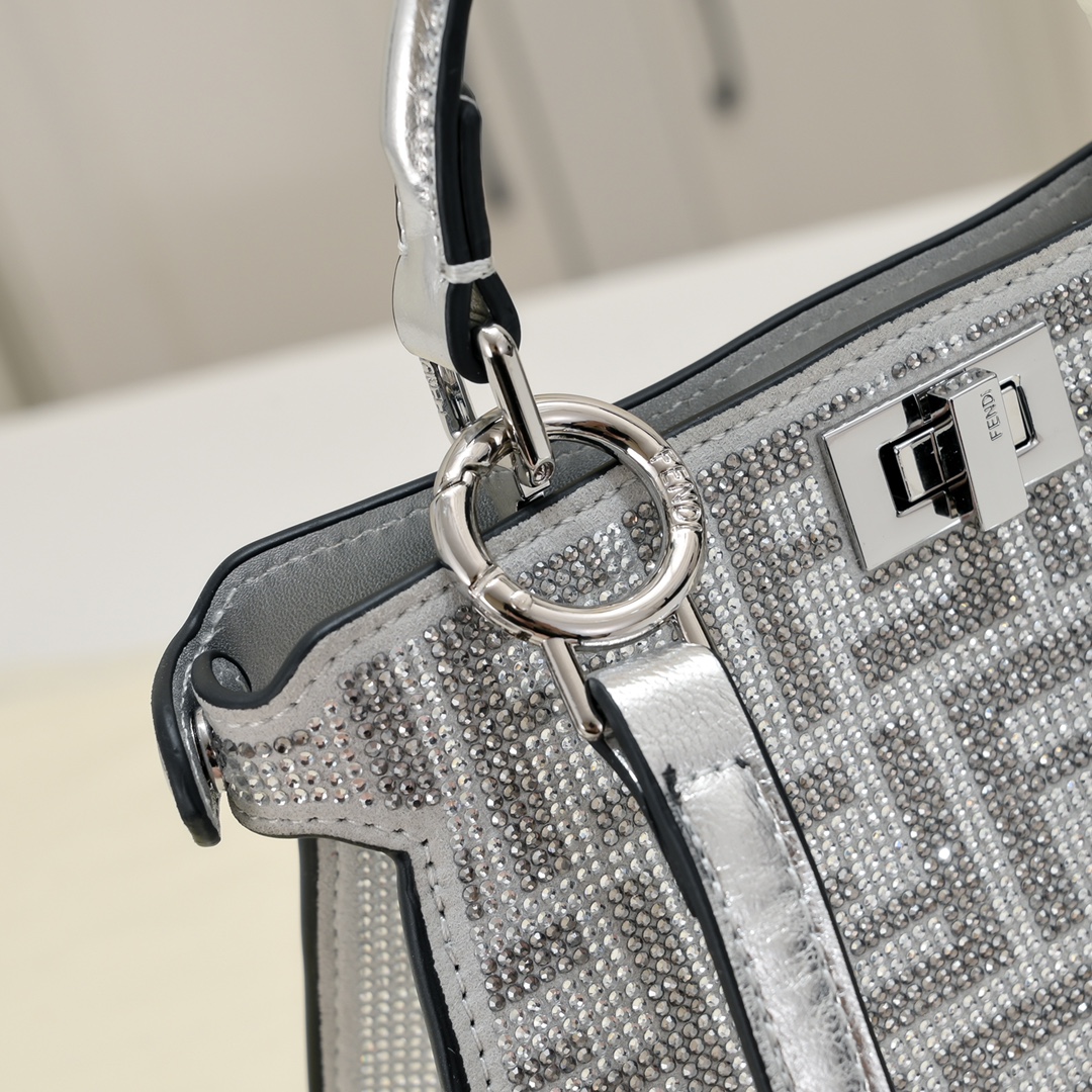 Fen Peekaboo ISeeU Petite diamond tote bag - Top Club