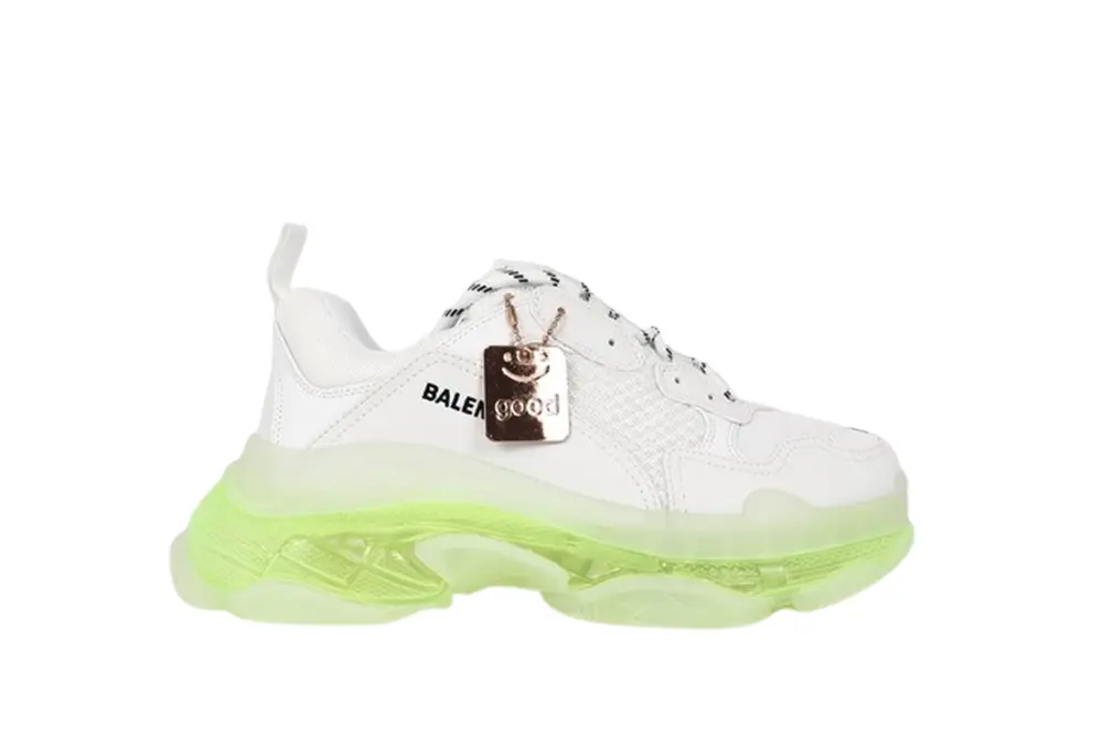 BALENCIAGA TRIPLE S SNEAKER-WHITE GREEN REPLICA - Sneaker Replica Workshop