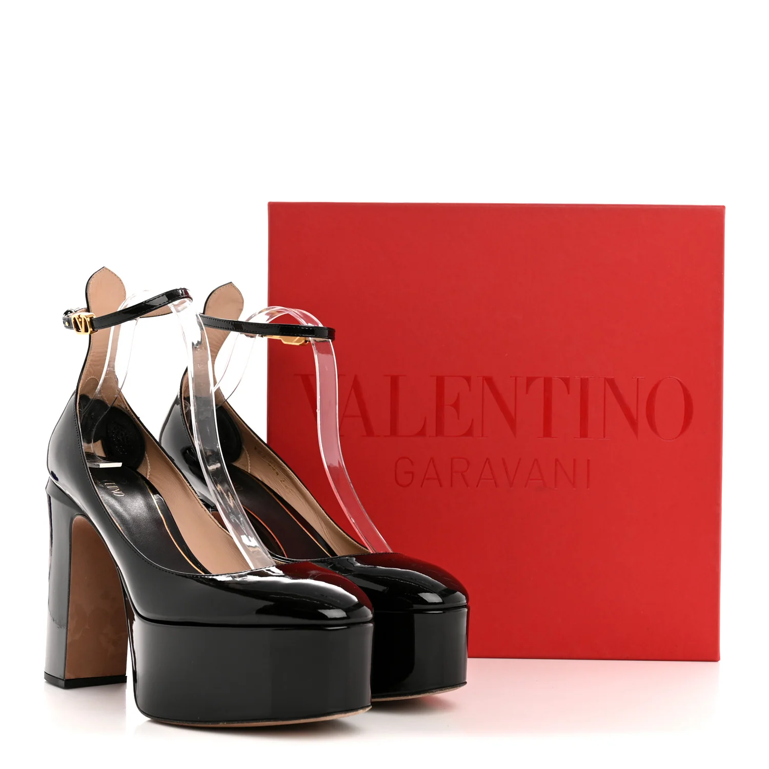 Patent Tan-Go 55/155mm Platform Pumps 41 Black - Top Club
