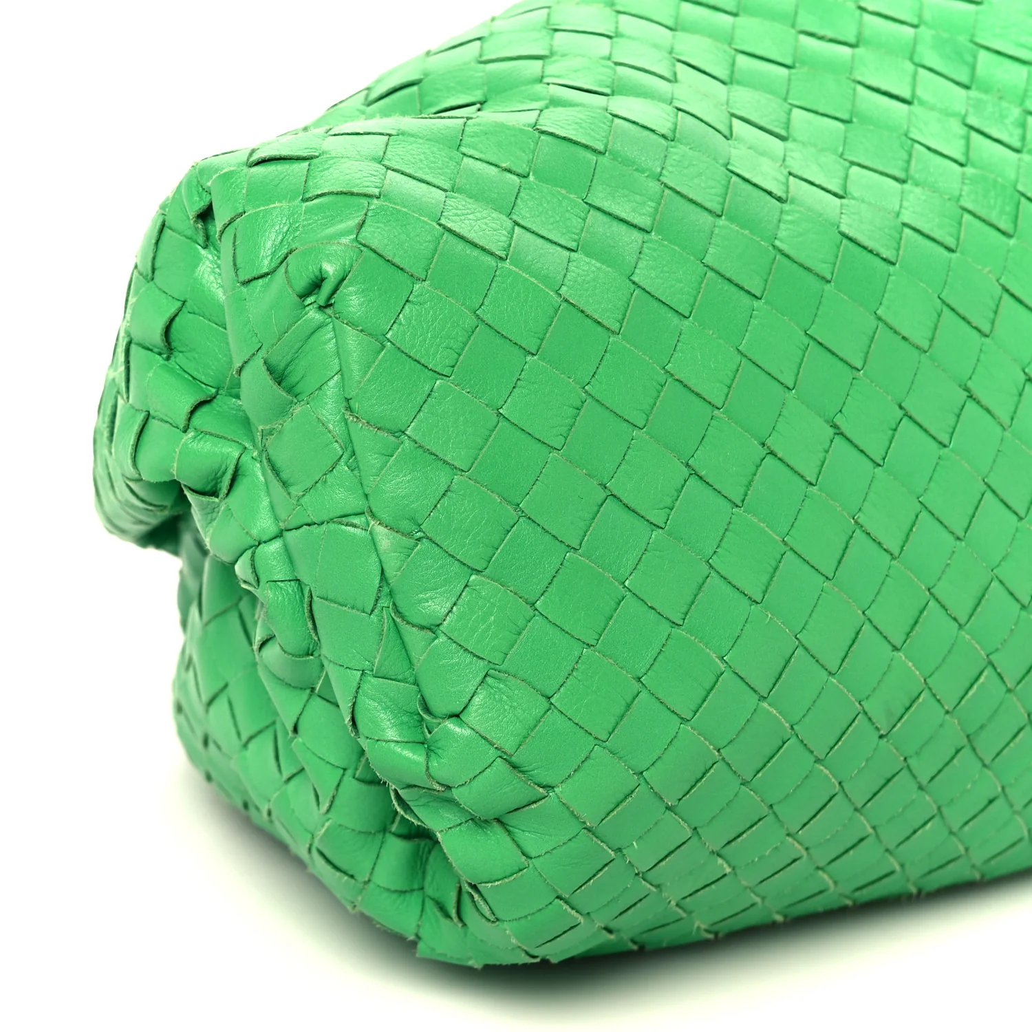 Nappa Maxi Intrecciato The Pouch Oversized Clutch Parakeet - Top Club