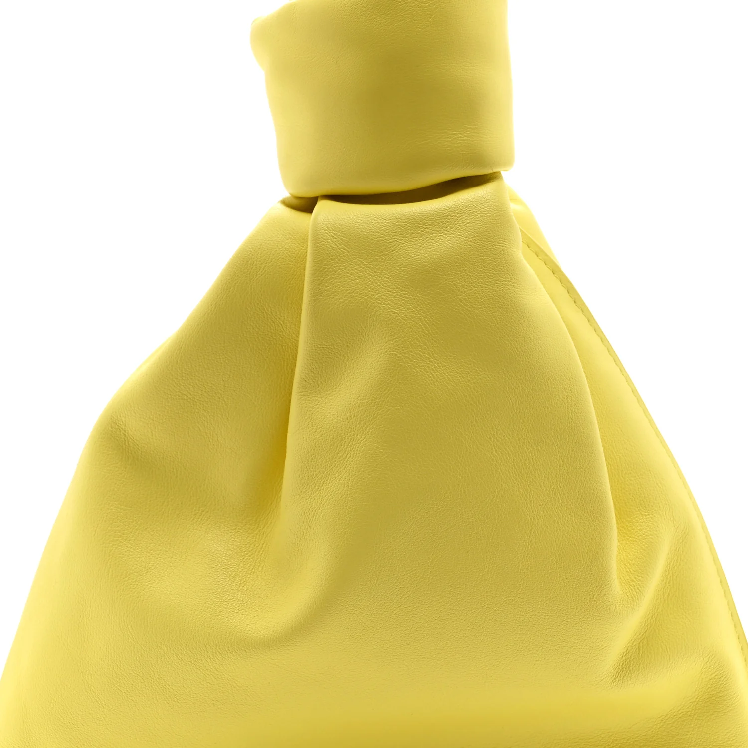 Calfskin Mini BV Twist Yellow - Top Club