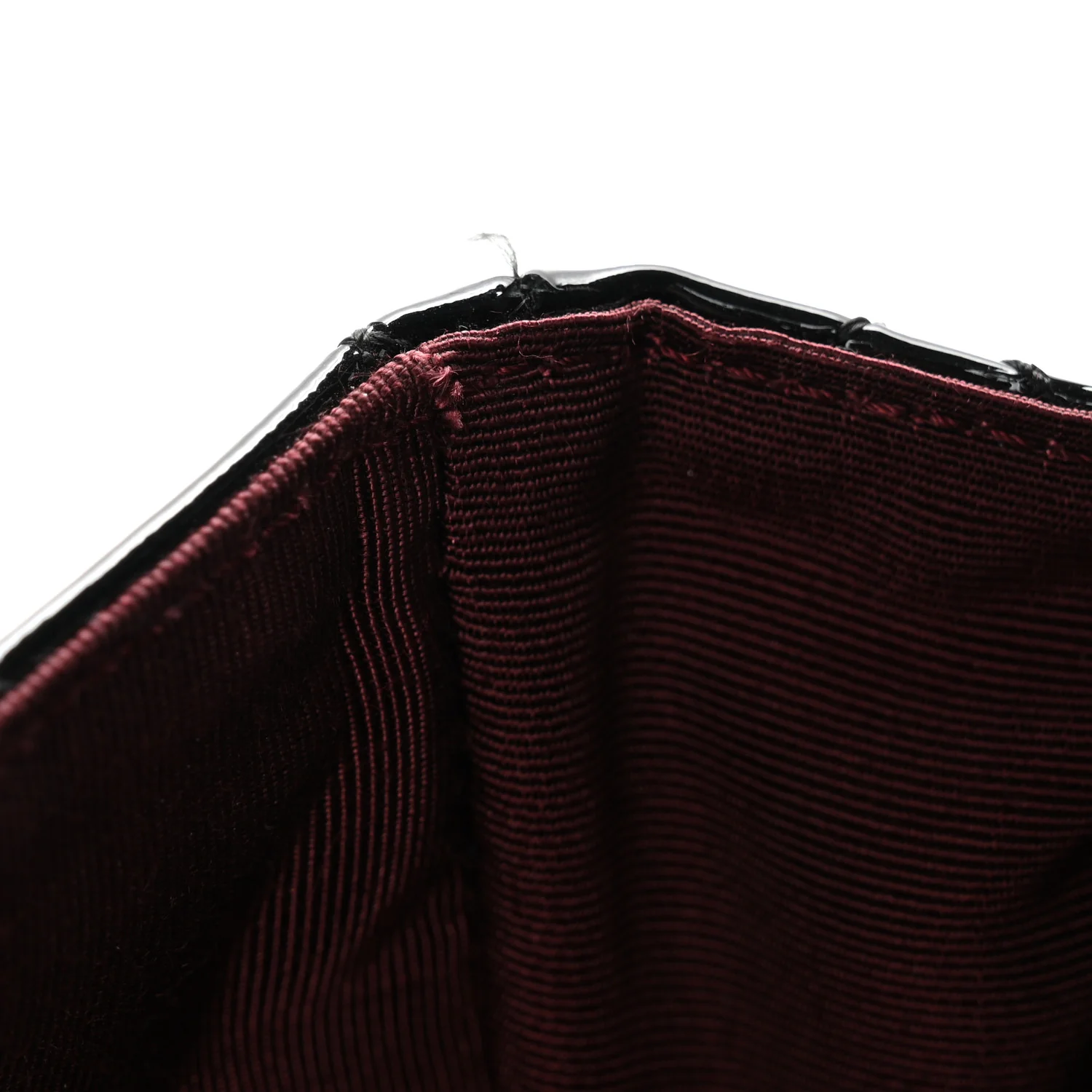 Patent Quilted Secret Label Medium Flap Black - Top Club