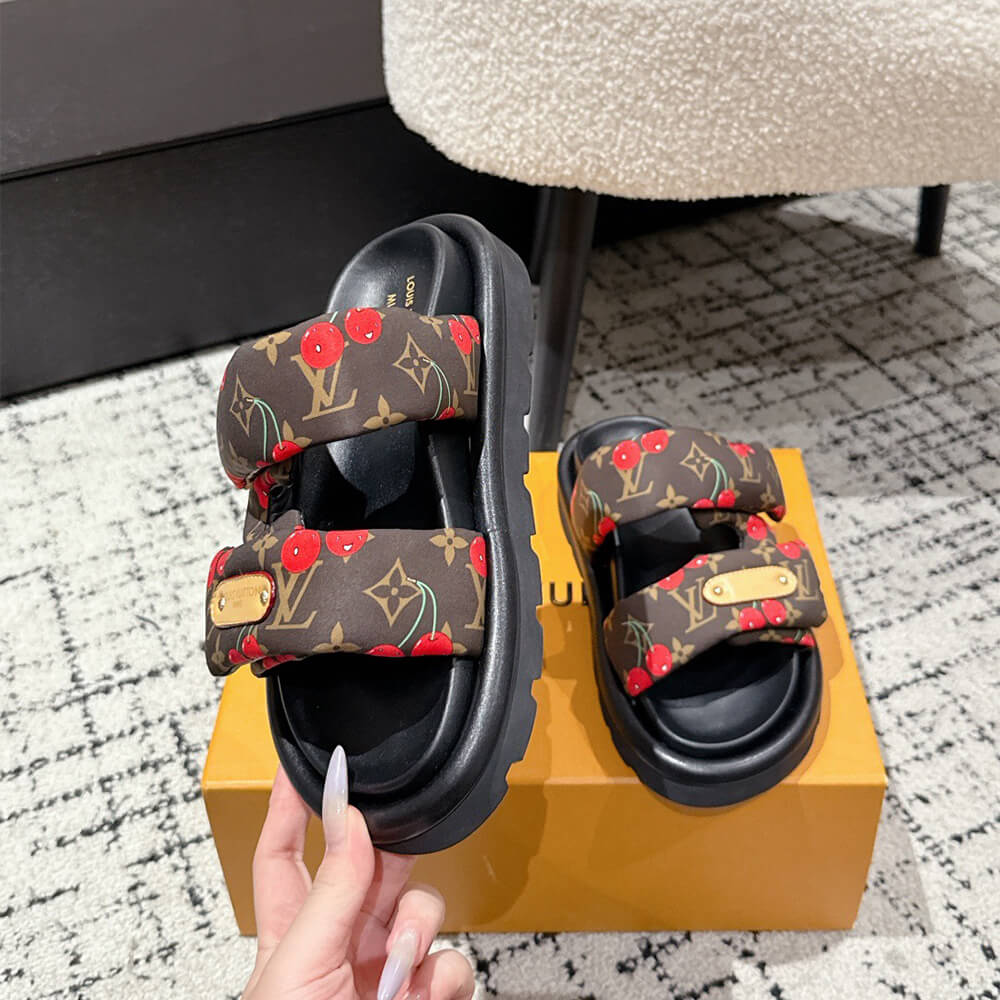 LV x TM Pool Pillow Flat Comfort Mule - Top Club