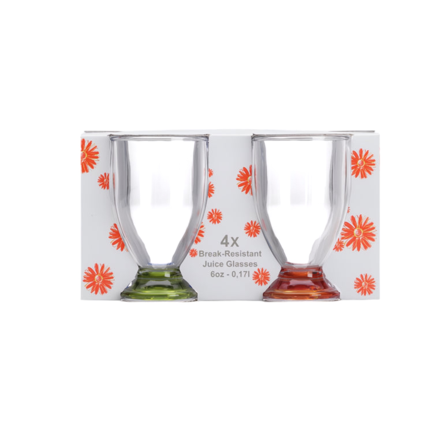 Acryl Glas Juice Party - set van 4