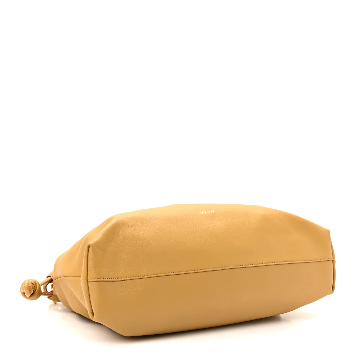 Mellow Nappa Donut Chain Large Flamenco Knot Clutch Sahara - Top Club