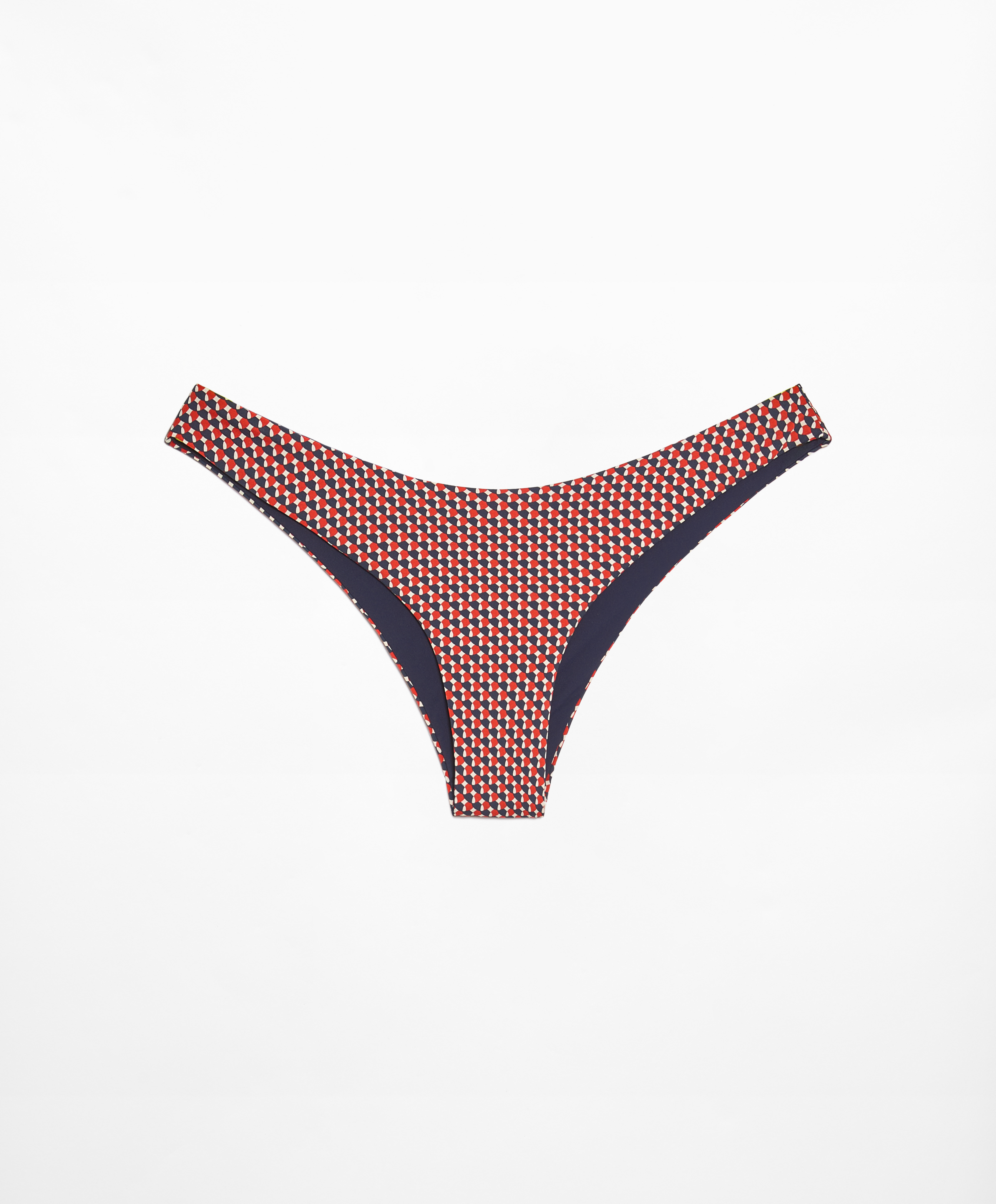 OYSHO U-cut medium-coverage geometric mini bikini briefs