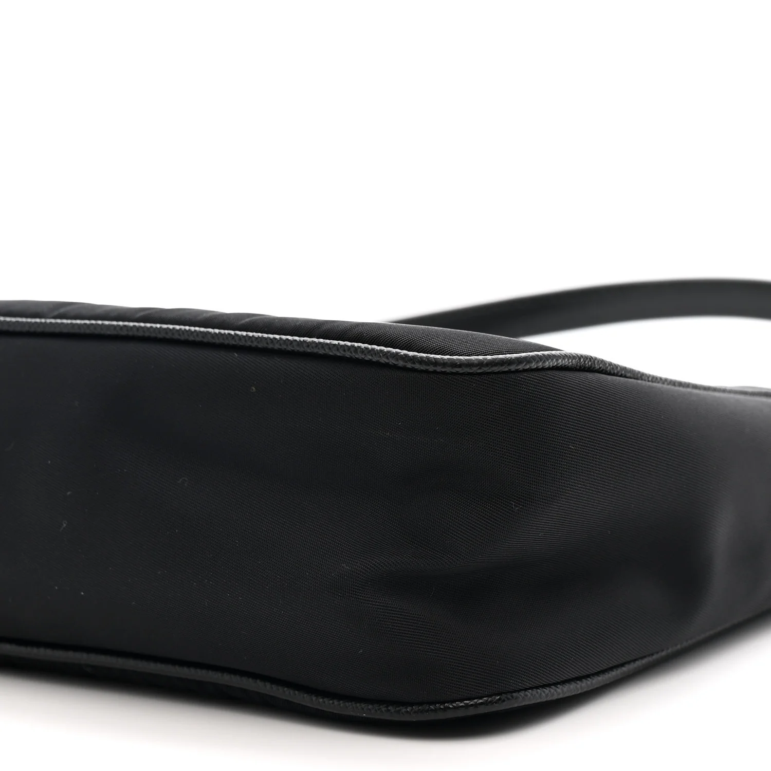 Tessuto Nylon Saffiano Mini Re-Edition 2005 Bag Black - Top Club
