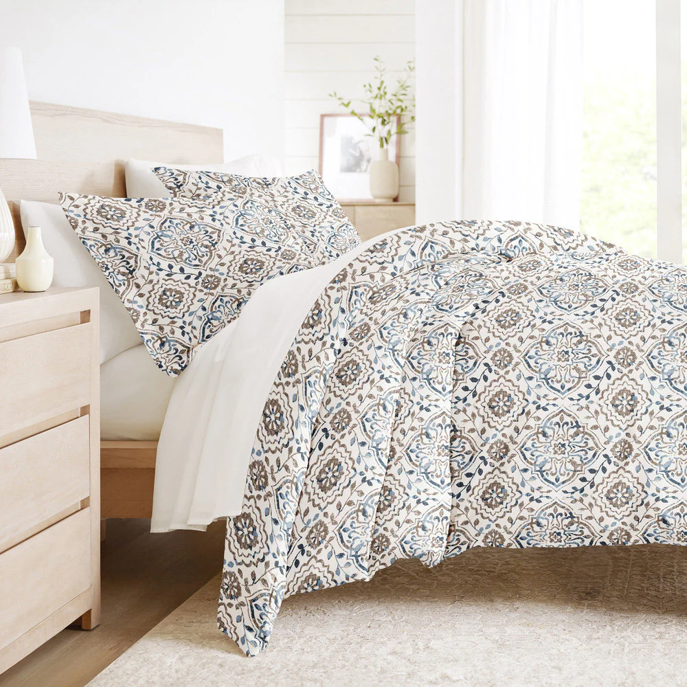 Oasis Pattern 3-Piece Duvet Cover Set (Sale)