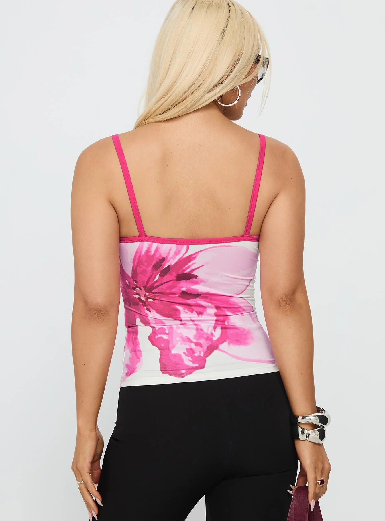 Summer Vistas Graphic Tank Top Pink