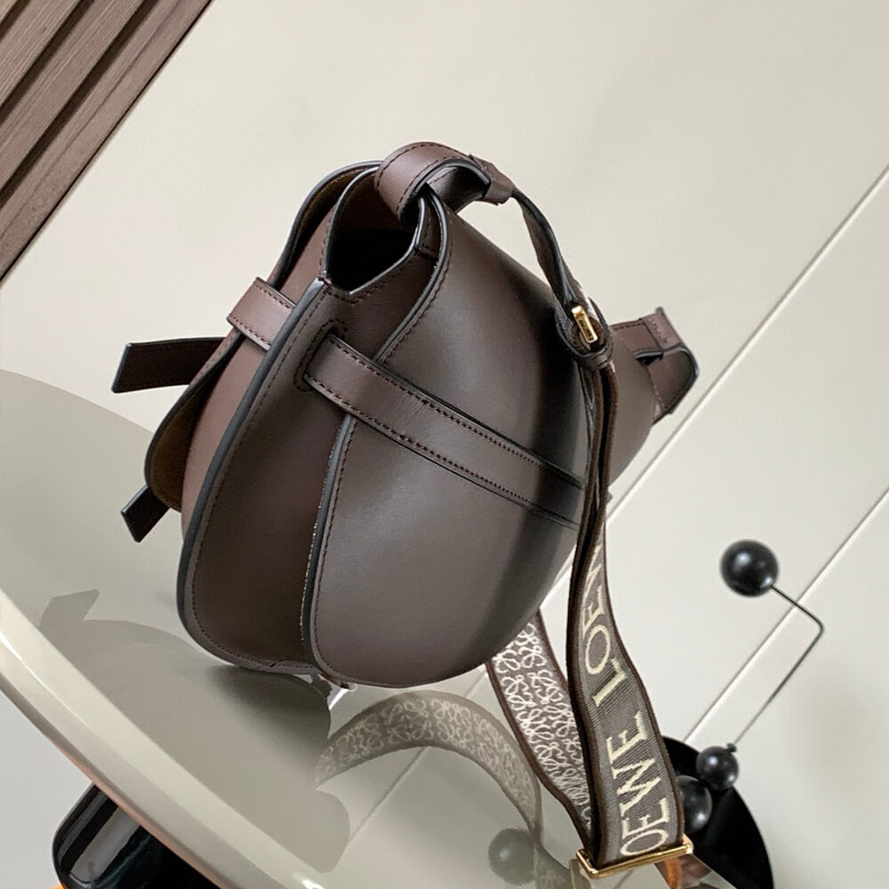 Loewe Small Gate bag in soft calfskin and jacquard - Top Club