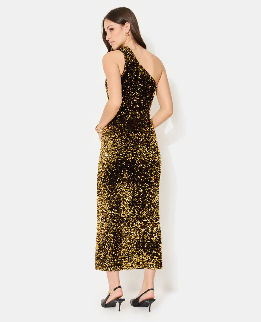 Pimkie Robe longue asymétrique avec sequins