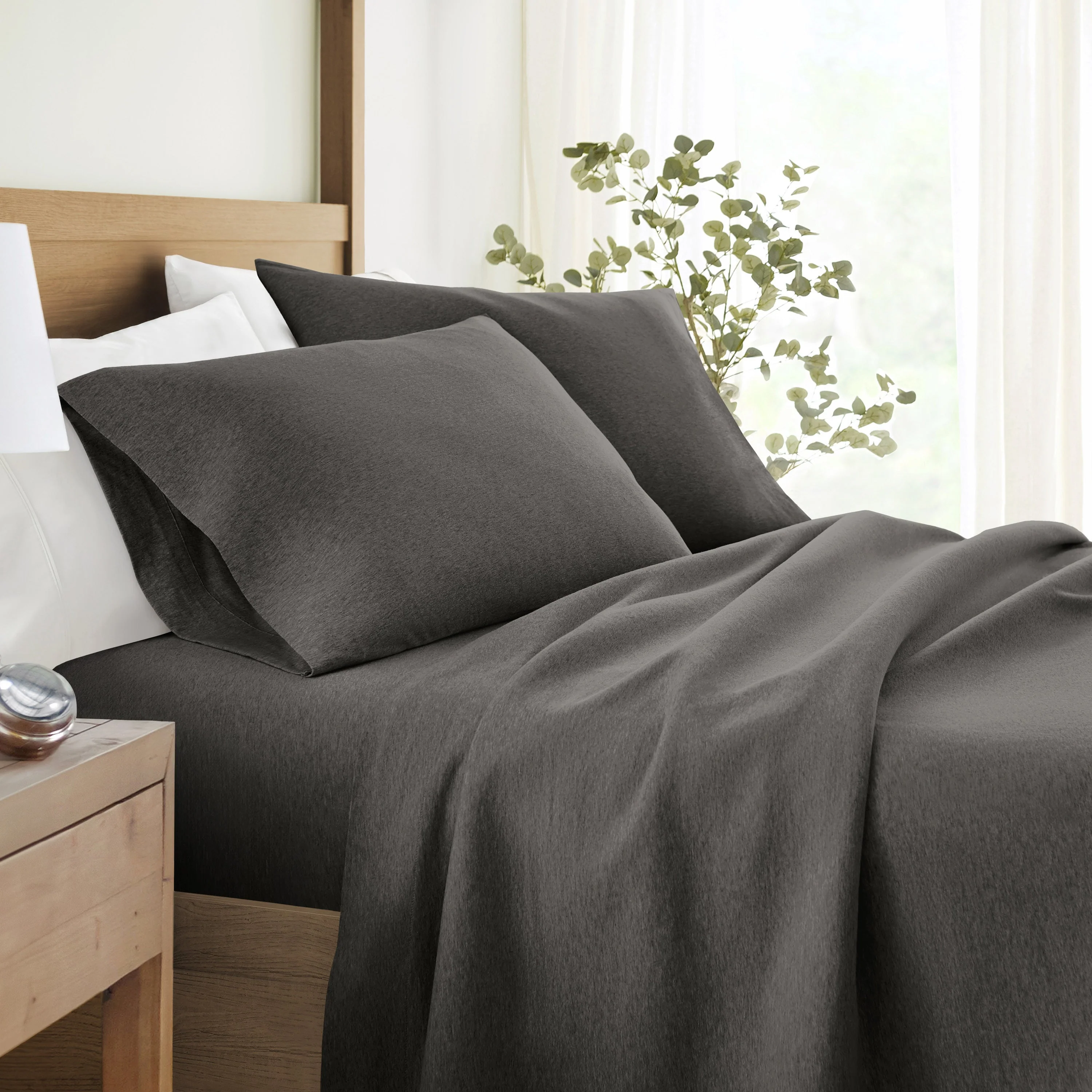 Jersey Knit 4-Piece Cotton Sheet Set (Sale)