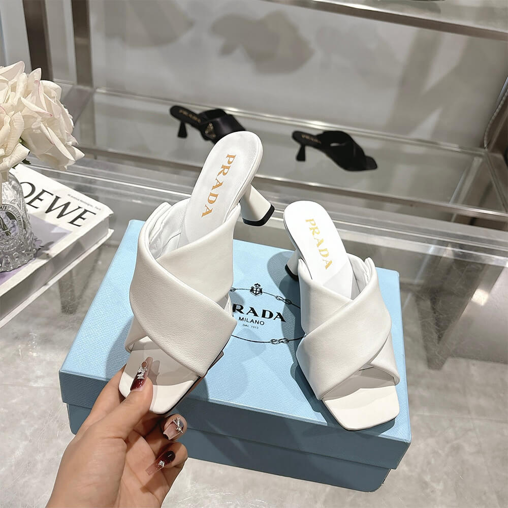 Prada Padded nappa leather sandals - Top Club