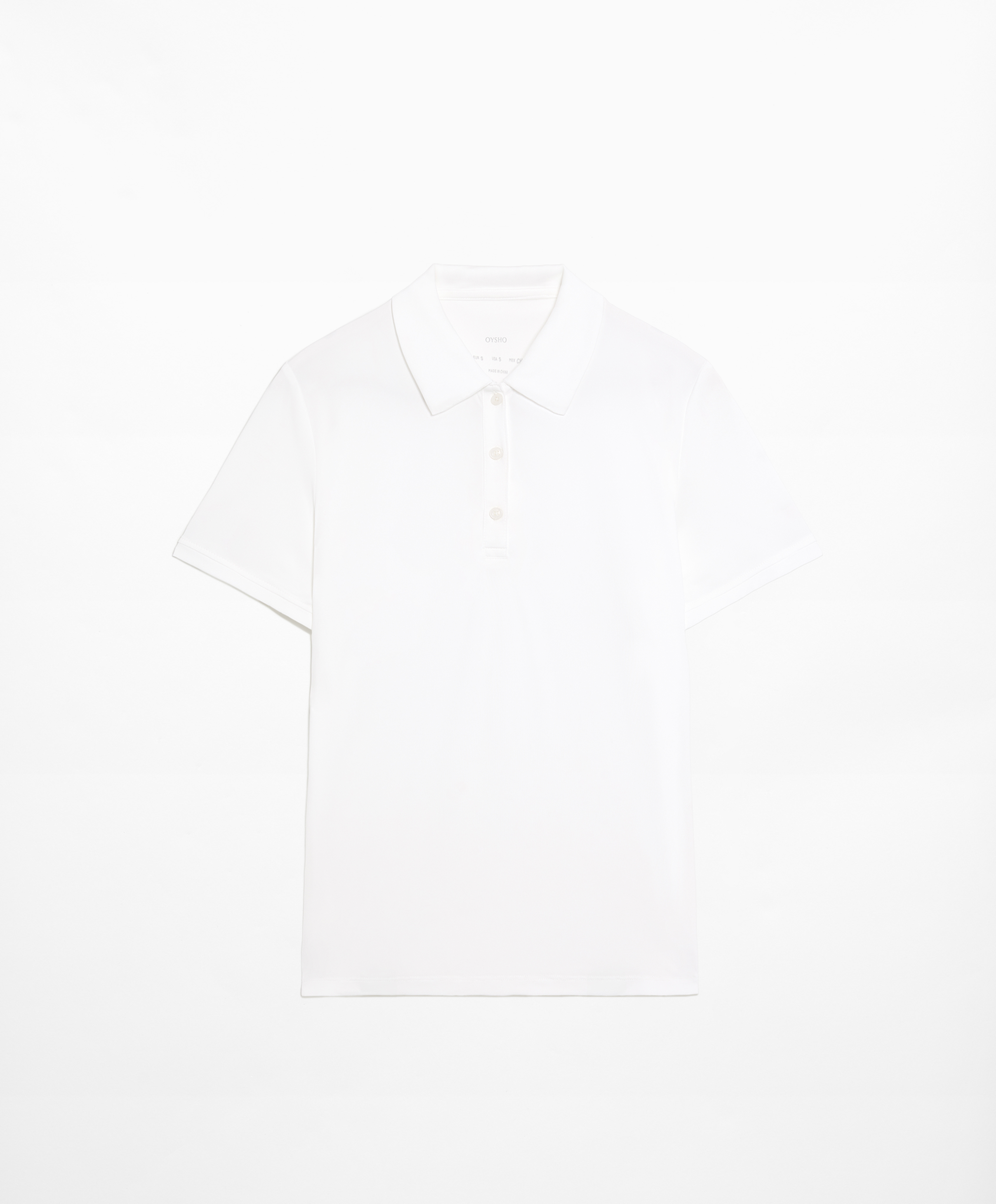 OYSHO Short-sleeved technical polo shirt