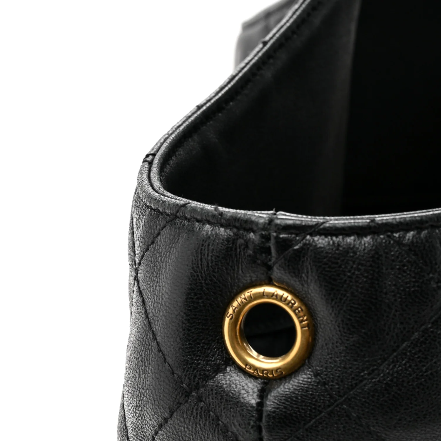 Lambskin Quilted Maxi Icare Shopping Tote Black - Top Club