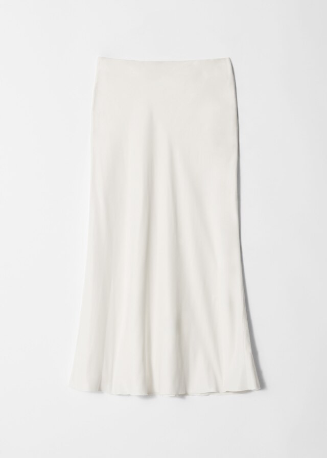 & Other Stories SATIN MIDI SKIRT