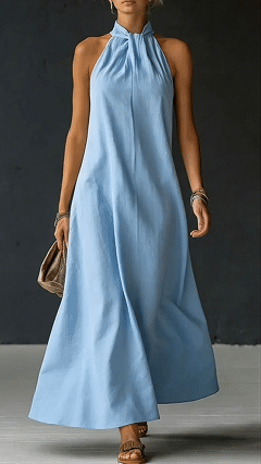 Women's Off-Shoulder Sleeveless Crossover Dress - Nordfashionstorm - Women's Clothing, Fashion for You - Nordfashionstorm.com