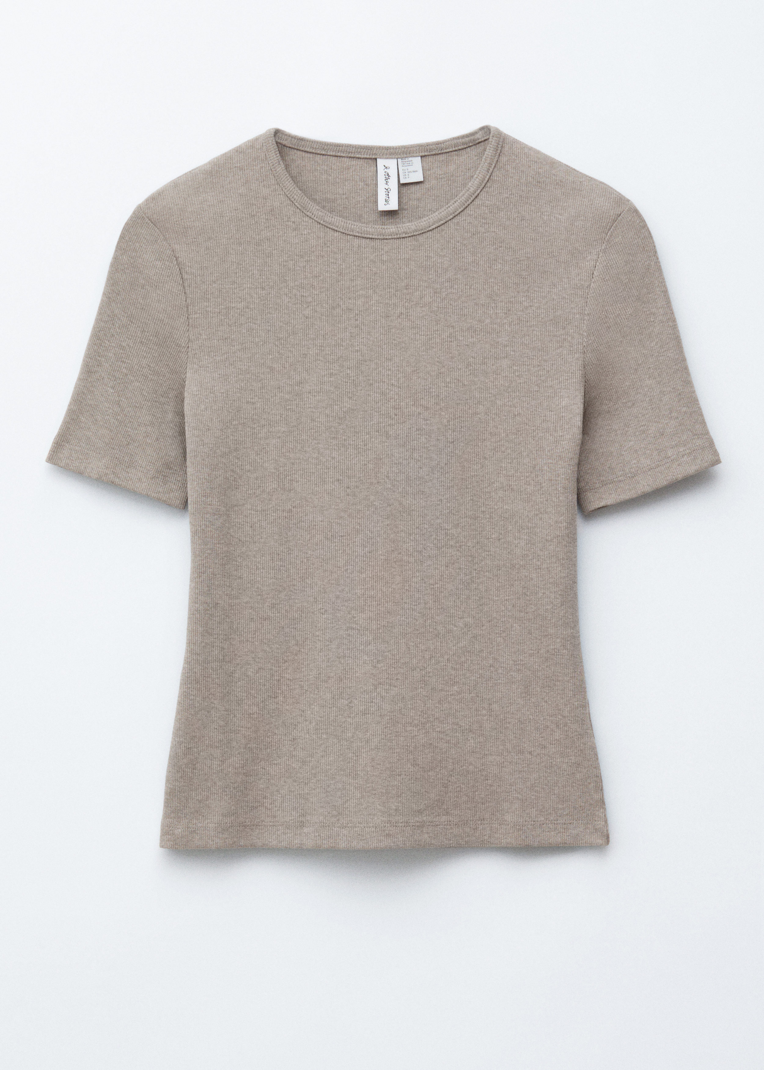 & Other Stories RIBBED T-SHIRT