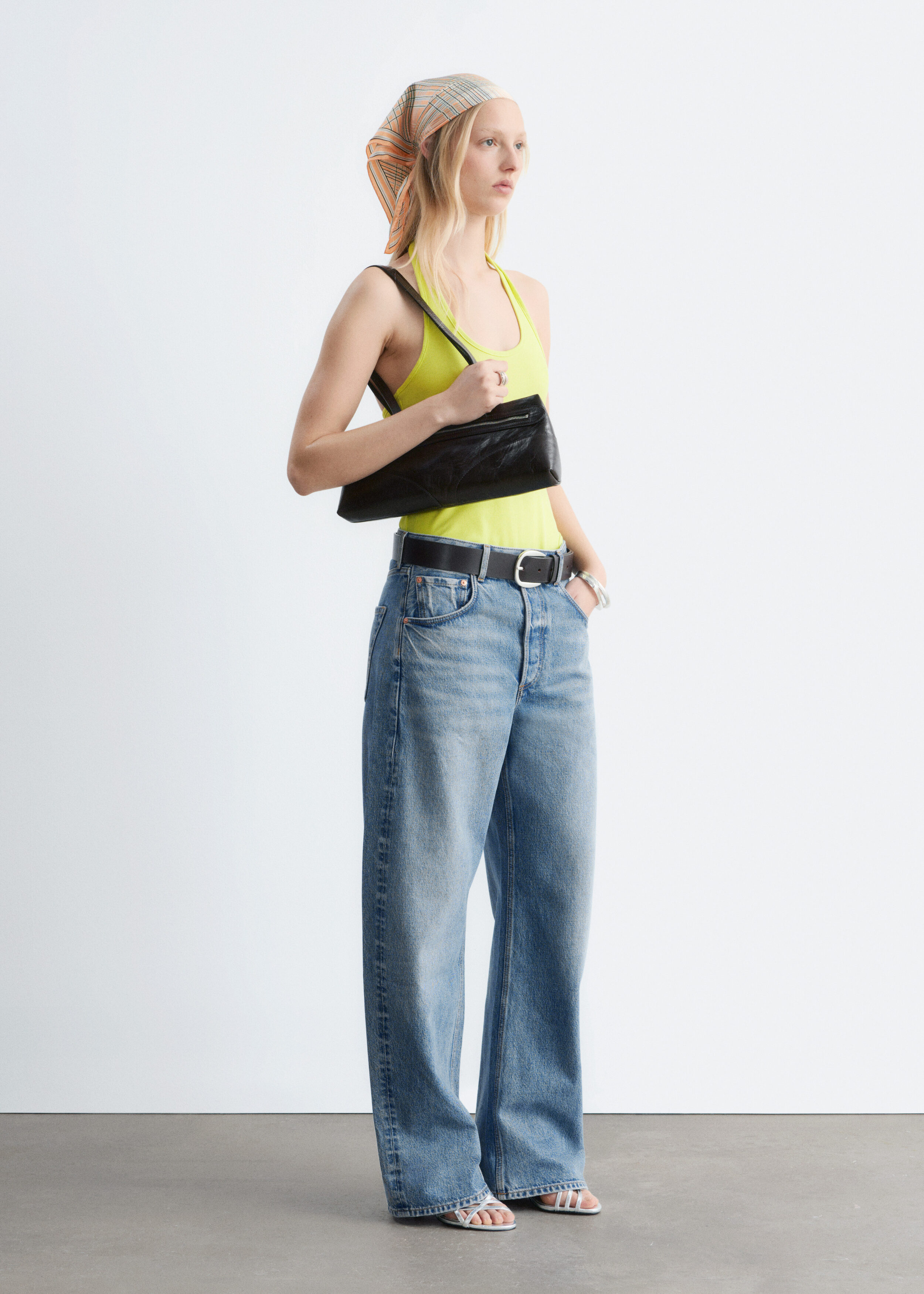 & Other Stories HALTER-NECK JERSEY BODYSUIT