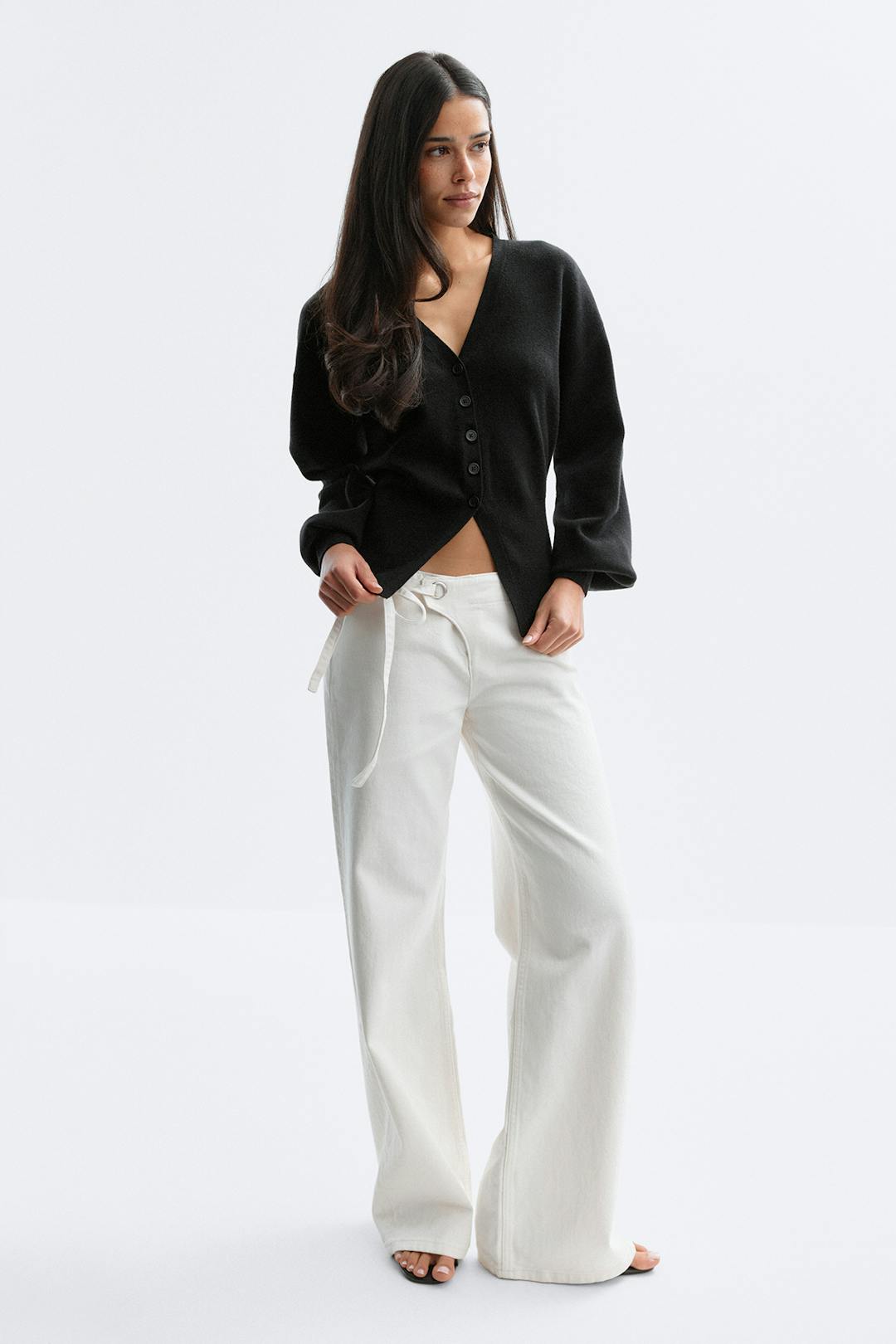 Gina Tricot shaped knitted cardigan