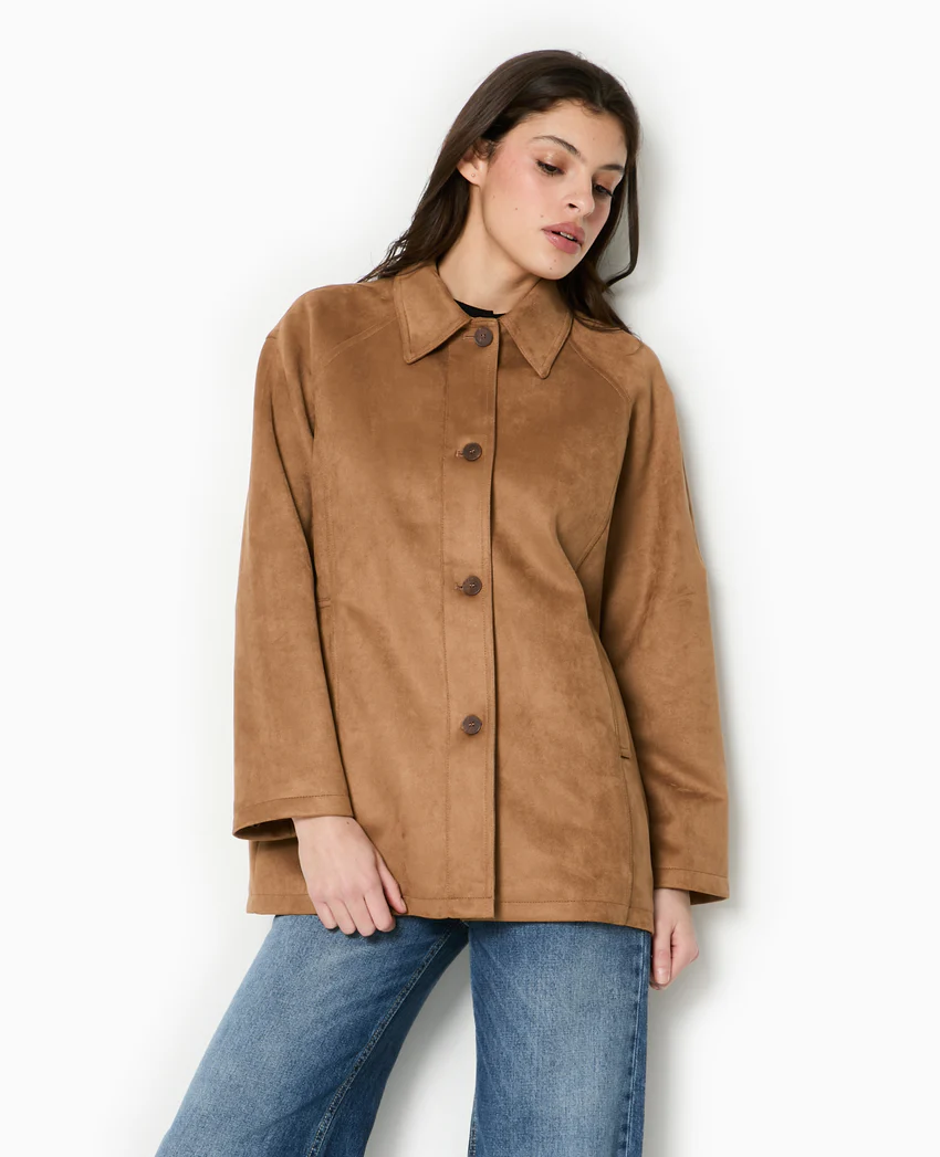 Pimkie Manteau court en suédine