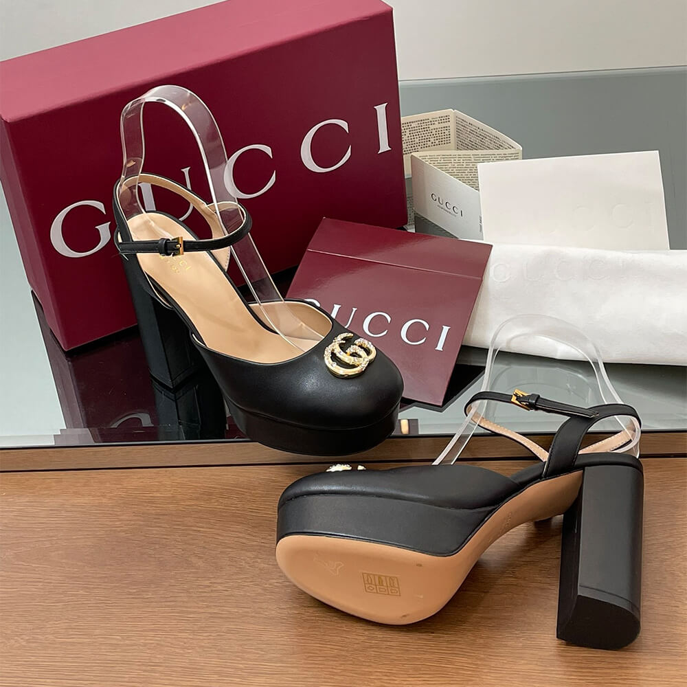 GUCCI Women s platform pump with Double G - Top Club