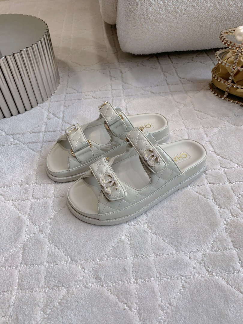 Chanel Women's Velcro Sandals Fashion Shoes C93440 - Sneaker Replica Workshop