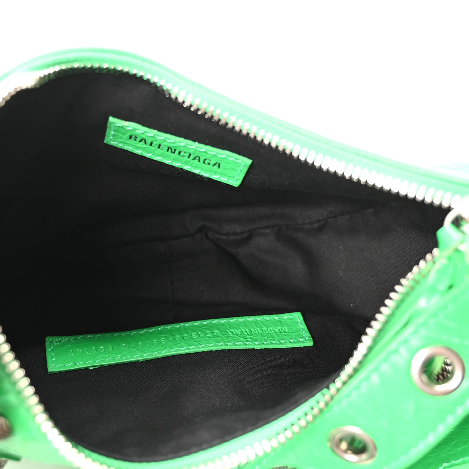 Agneau Arena Le Cagole Shoulder Bag XS Vivid Green - Top Club