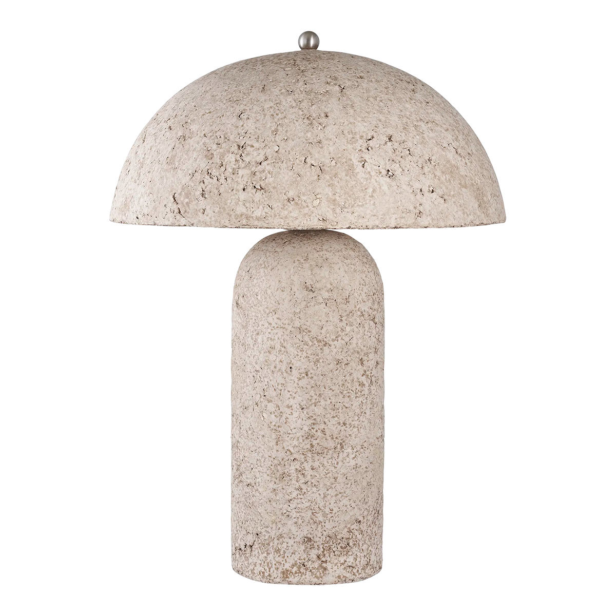 Tafellamp van papier maché Florian Grijs