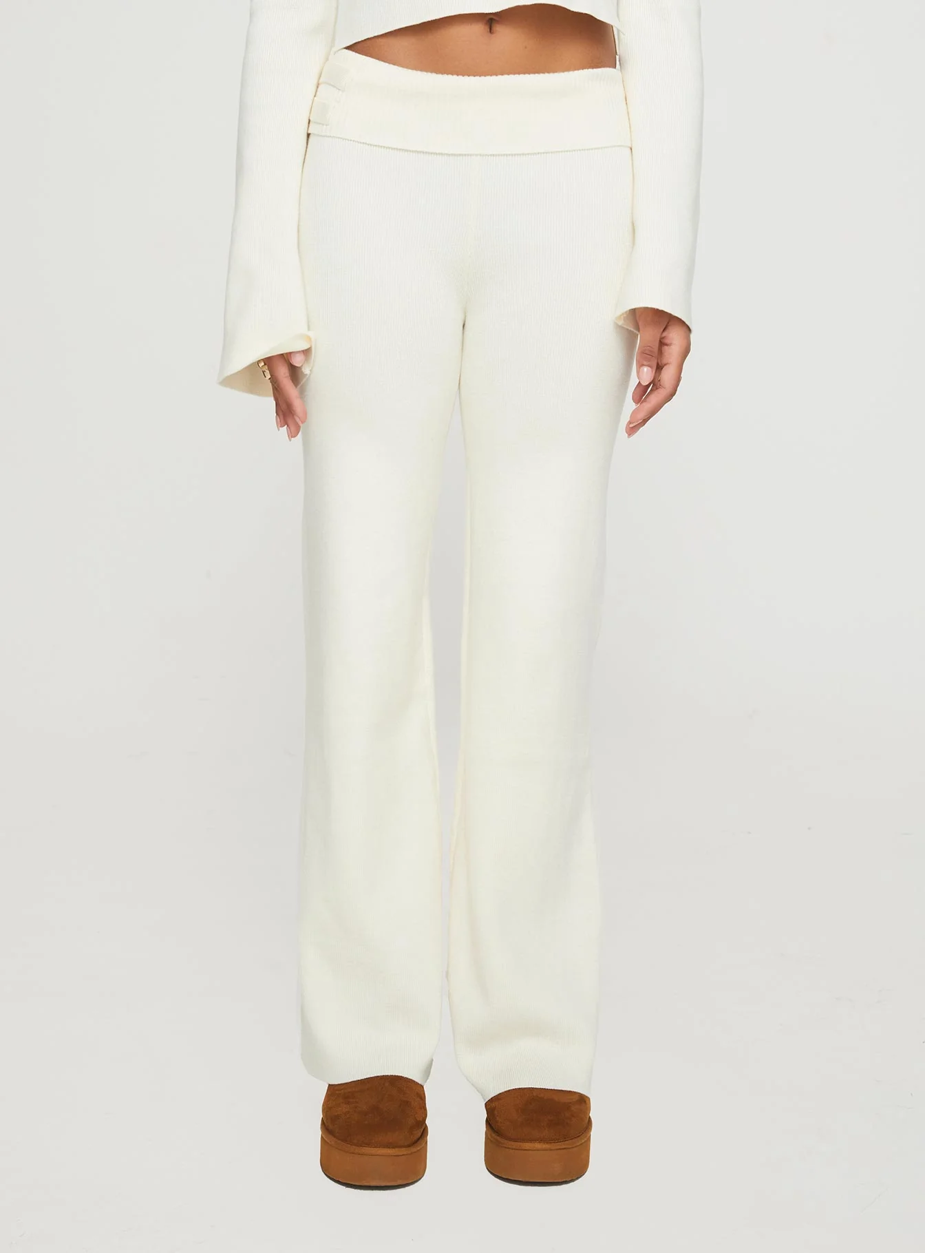 Try Me Knit Pants Cream