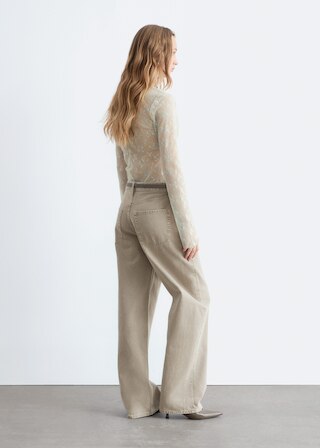 & Other Stories LONG-SLEEVE LACE TOP