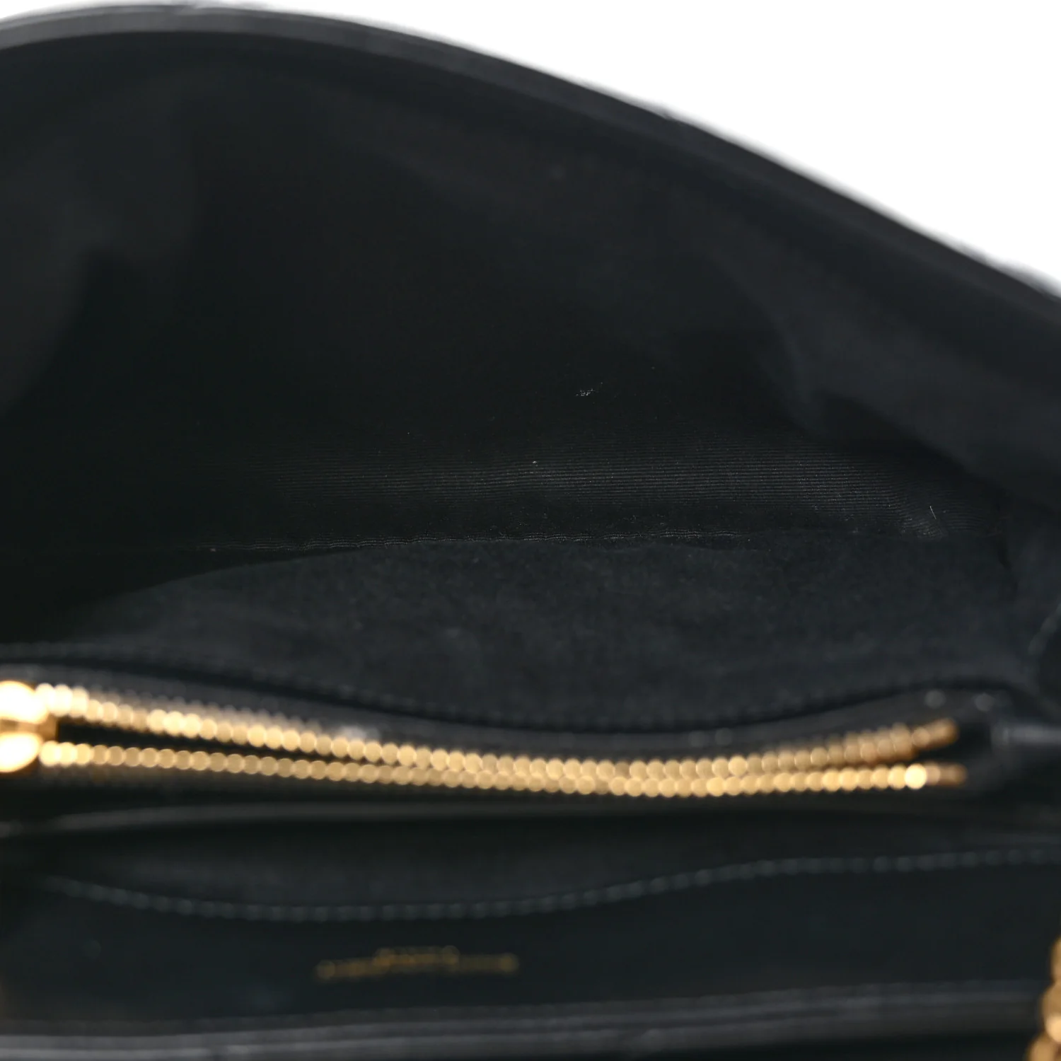 Calfskin Y Quilted Monogram Small Loulou Chain Satchel Black - Top Club