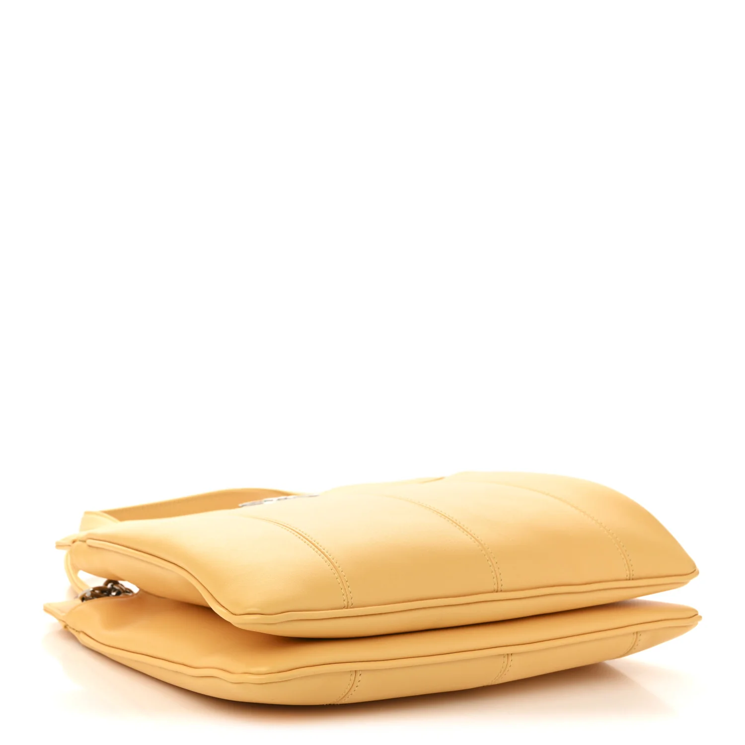 Senna Calfskin Petite GG Small Tote Bag Sunny Yellow - Top Club