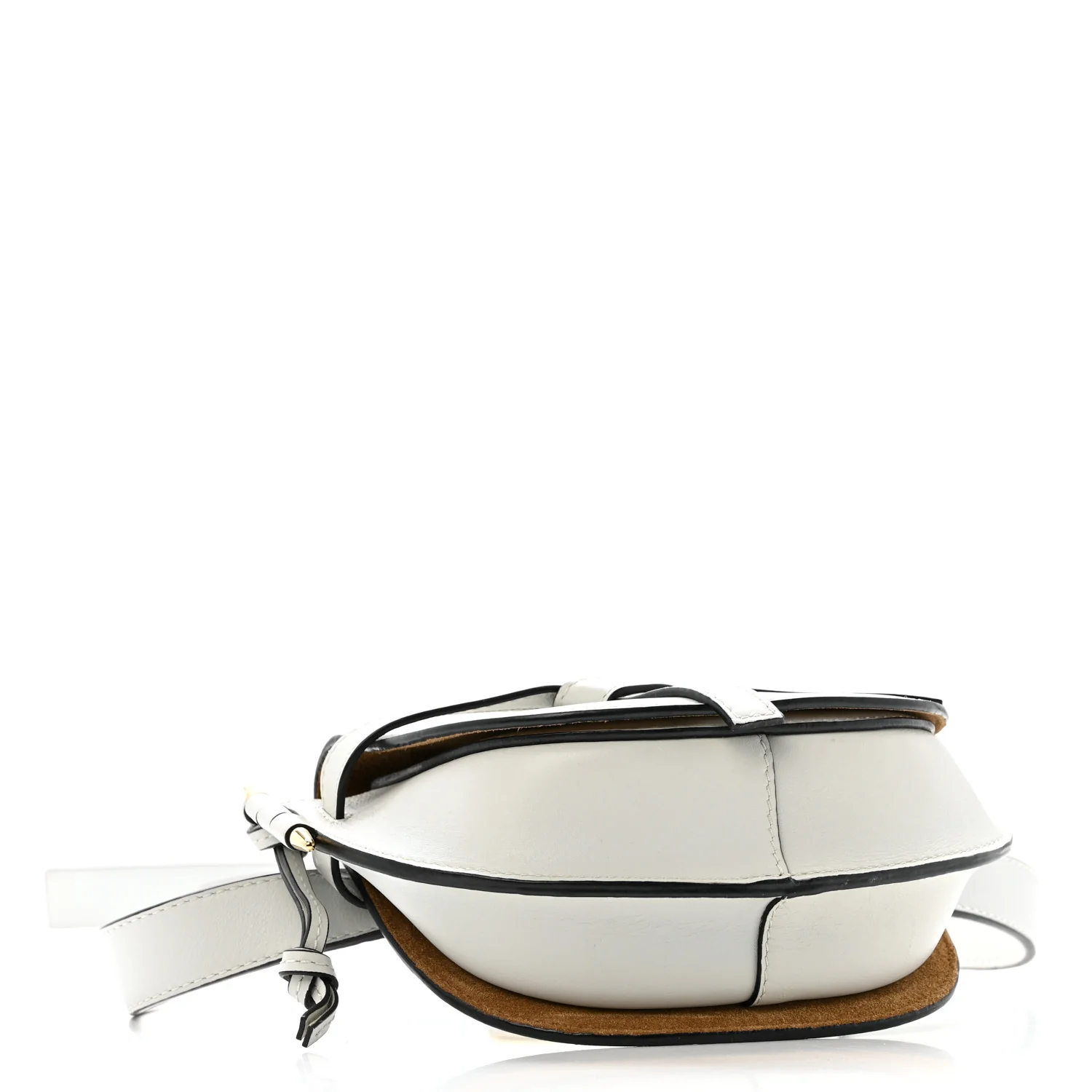 Calfskin Mini Gate Belt Bag Kaolin - Top Club
