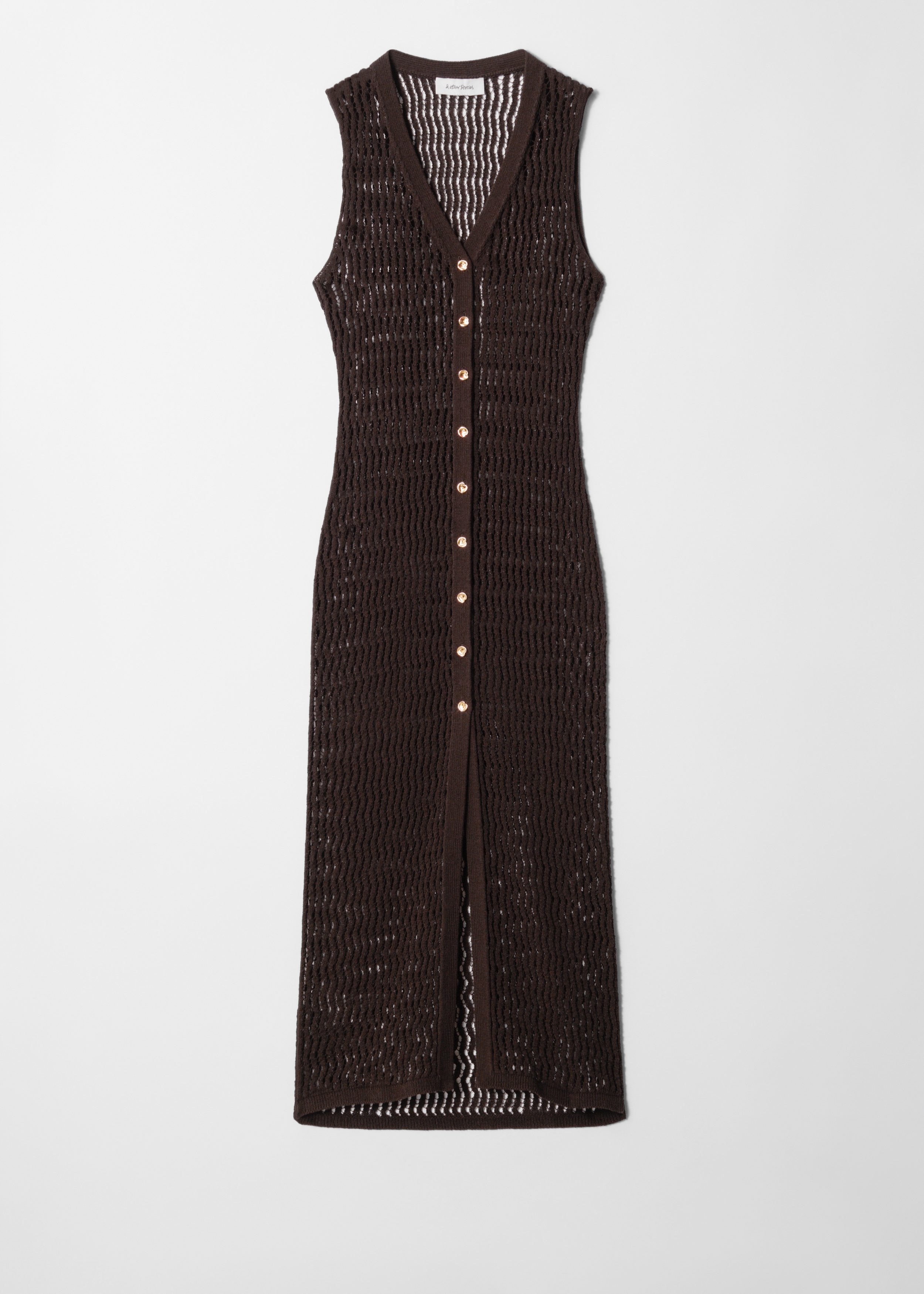 & Other Stories OPEN-KNIT MAXI DRESS