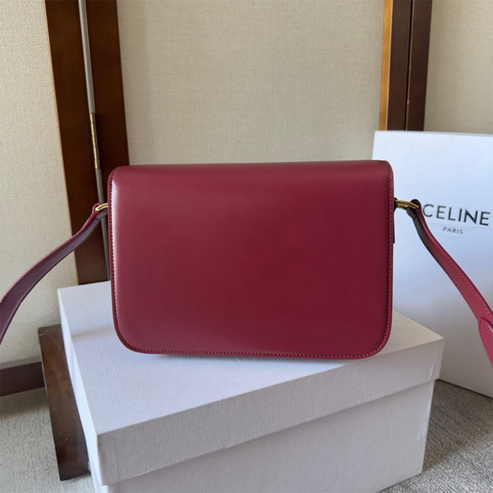 CELINE CLASSIQUE TRIOMPHE BAG in shiny calfskin(HIGH-END GRADE) - Top Club